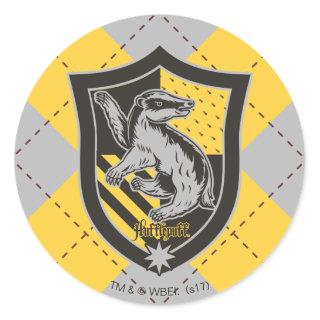 Harry Potter | Hufflepuff House Pride Crest Classic Round Sticker