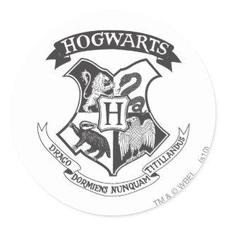 Harry Potter | Retro Hogwarts Crest Classic Round Sticker