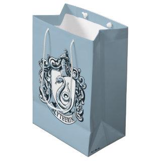 Harry Potter | Slytherin Crest - Ice Blue Medium Gift Bag