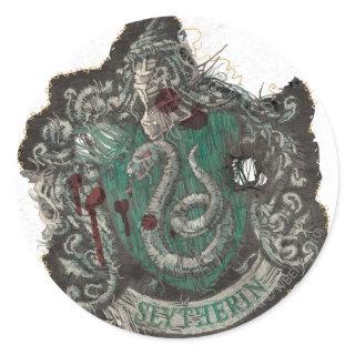 Harry Potter | Slytherin Crest - Vintage Classic Round Sticker