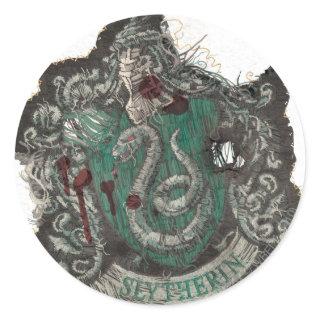 Harry Potter | Slytherin Crest - Vintage Classic Round Sticker