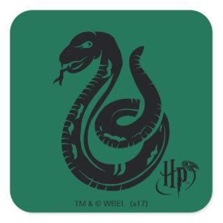 Harry Potter | Slytherin Snake Icon Square Sticker
