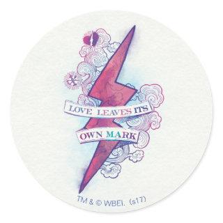 Harry Potter Spell | Love Leaves Its Own Mark Classic Round Sticker