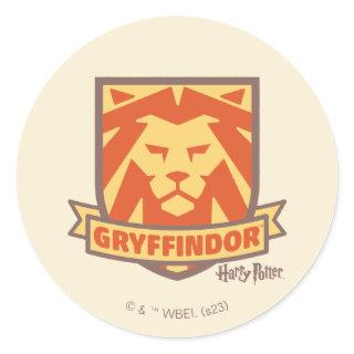 HARRY POTTER™ | Summer Magic GRYFFINDOR™ Crest Classic Round Sticker