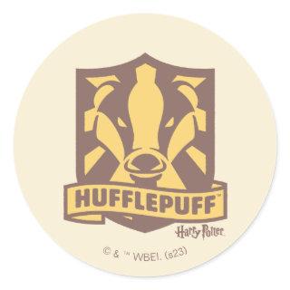 HARRY POTTER™ | Summer Magic HUFFLEPUFF™ Crest Classic Round Sticker