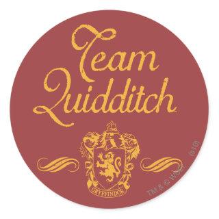 Harry Potter | Team QUIDDITCH™ Classic Round Sticker