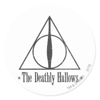 Harry Potter | The Deathly Hallows Emblem Classic Round Sticker