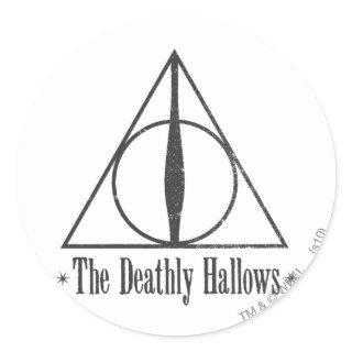 Harry Potter | The Deathly Hallows Emblem Classic Round Sticker