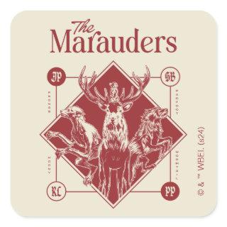 HARRY POTTER™ The Marauders Animagus Graphic Square Sticker