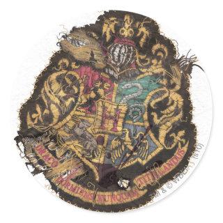 Harry Potter | Vintage Hogwarts Crest Classic Round Sticker