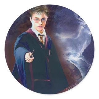 Harry Potter's Stag Patronus Classic Round Sticker