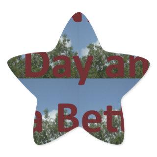 Have a Nice Day & a Better Night Art Star Sticker
