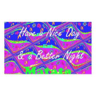 Have a Nice day & a Better Night Rectangular Sticker