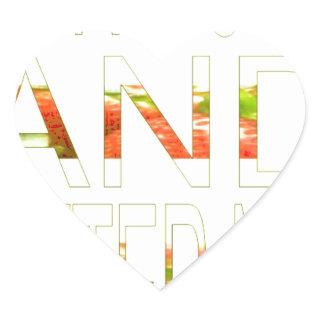 Have a Nice Day and a Better Night Art Print Heart Sticker