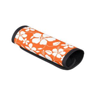 HAWAIIAN HULA (HIBISCUS) ORANGE LUGGAGE HANDLE WRAP