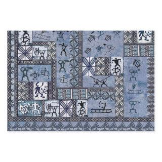 Hawaiian Paddleman Petroglyph Tapa Gift Wrap