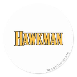Hawkman Logo Classic Round Sticker