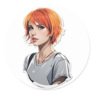 hayley williams classic round sticker
