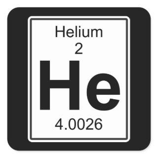 He - Helium Square Sticker