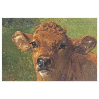 Head of a Calf (by Rosa Bonheur) Tissue Paper