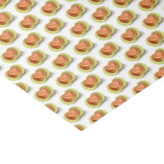 Heart chestnut fall watercolor art tissue paper