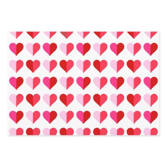 Heart Gift Pattern, Valentine's Day Decoration  Sheets
