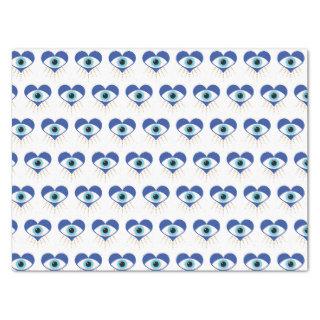 Heart Greek Evil Eye Tissue Paper