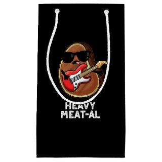 Heavy Meat-al Funny Meat Steak Pun Dark BG Small Gift Bag