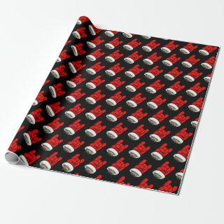 Heavy Metal Christmas Horns Up Pattern