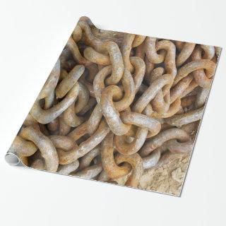 Heavy Rusted Metal Chain
