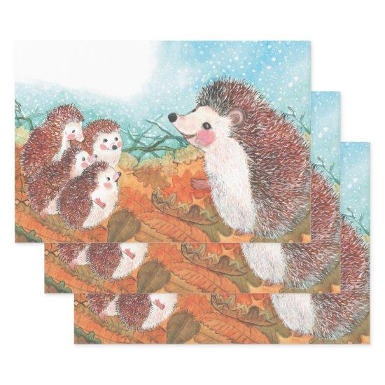 Hedgehogs talking to each other Illustration   Sheets