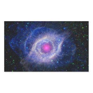 Helix Nebula NASA Purple Rectangular Sticker