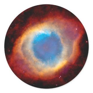 Helix Planetary Nebula NGC 7293 - Eye of God Classic Round Sticker