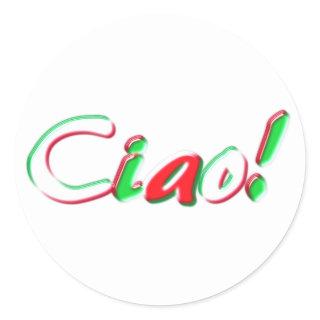 Hello Classic Round Sticker