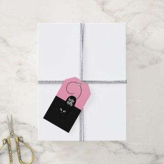 Hello Kitty, Two Tone Pink and Black Gift Tags