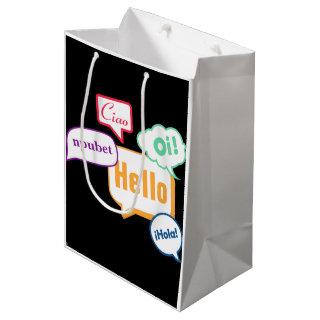 Hello | Languages Medium Gift Bag