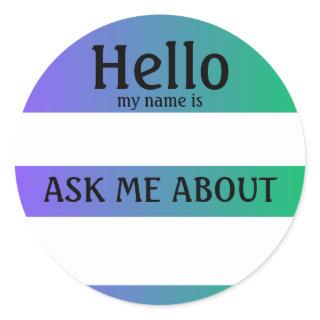 Hello My Name Is Stickers