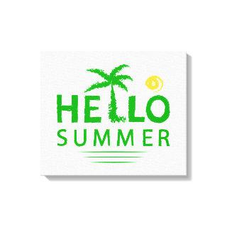 Hello Summer Canvas Print