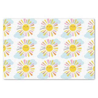 Hello Sunshine Girl Baby Shower Tissue Paper
