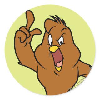 Henery Hawk Yelling Classic Round Sticker