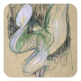 Henri de Toulouse-Lautrec | Study for Loie Fuller Square Sticker