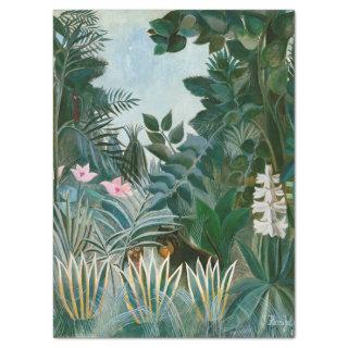 Henri Rousseau - The Equatorial Jungle Tissue Paper