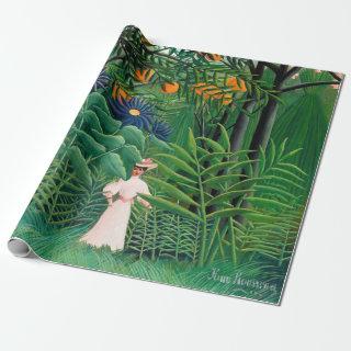 Henri Rousseau - Woman Walking in an Exotic Forest