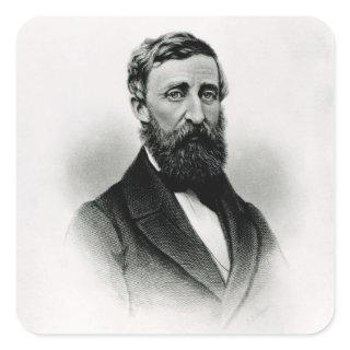 Henry David Thoreau Square Sticker