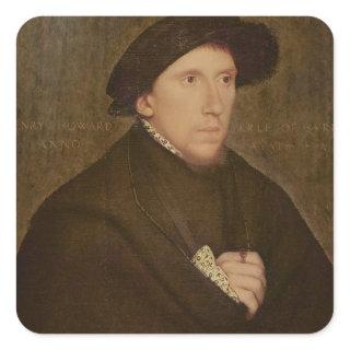 Henry Howard, Earl of Surrey, c.1542 Square Sticker