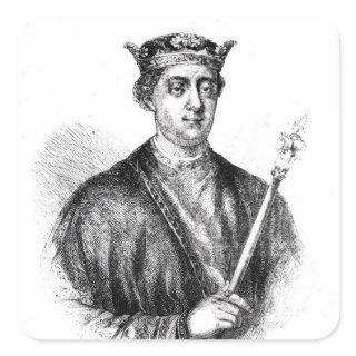 Henry II Square Sticker