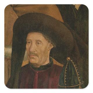 Henry the Navigator  detail from the Polyptych Square Sticker