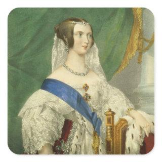 Her Most Gracious Majesty, Queen Victoria (1819-19 Square Sticker