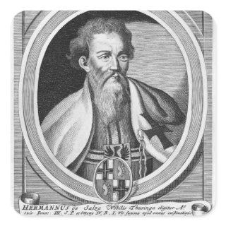 Hermann of Salza Square Sticker