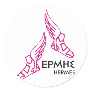 Hermes / Ermis - One of the 12 Greek Gods Classic Round Sticker